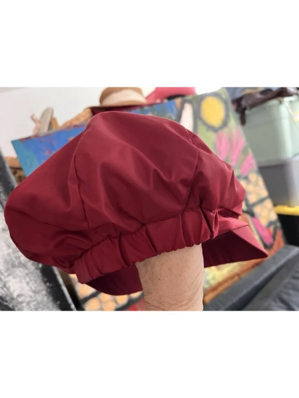 Newsboy Cap Solid Eggplant Purple Red Italy Hat Fall Trends